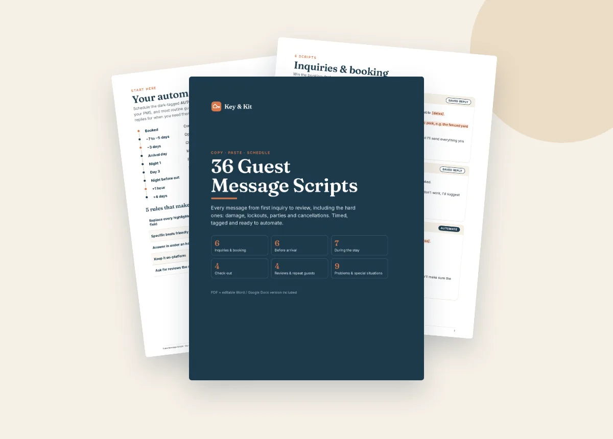 36 Guest Message Scripts template preview