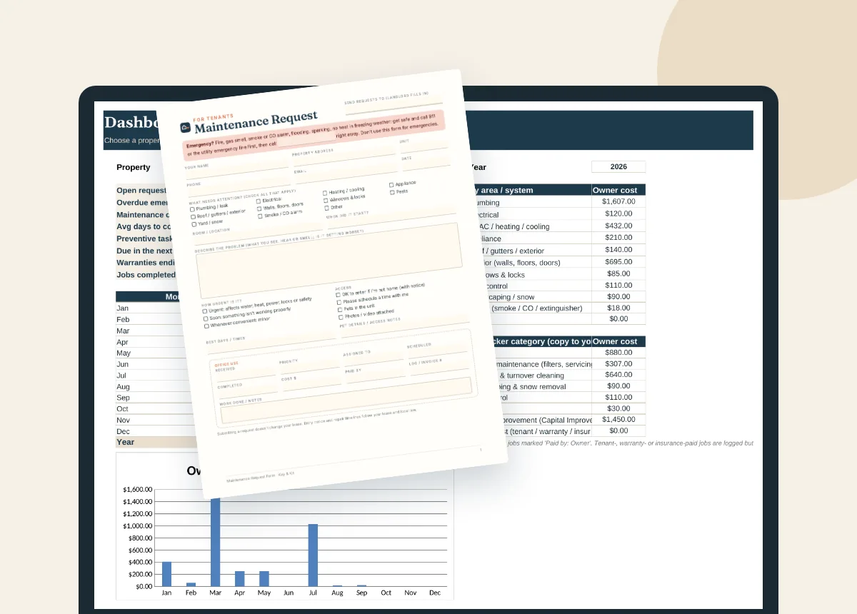 Maintenance Log & Preventive Schedule preview